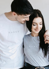 Load image into Gallery viewer, MAMA/DADDY personalised T-shirt