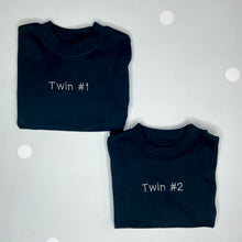 Load image into Gallery viewer, Twin #1, Twin #2 T-shirt set