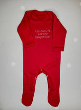 Load image into Gallery viewer, Too Cute Babygrow
