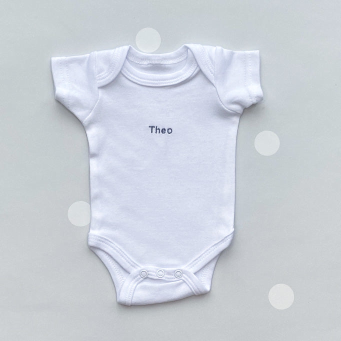 Personalised name in small font