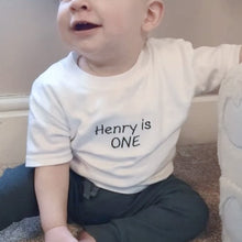 Load image into Gallery viewer, Birthday age T-shirt
