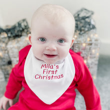 Load image into Gallery viewer, First Christmas bib
