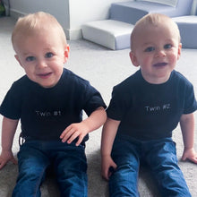 Load image into Gallery viewer, Twin #1, Twin #2 T-shirt set
