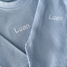 Load image into Gallery viewer, Personalised Ribbed Loungewear
